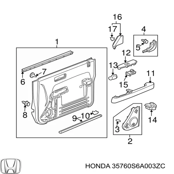 35760S6A003ZC Honda 