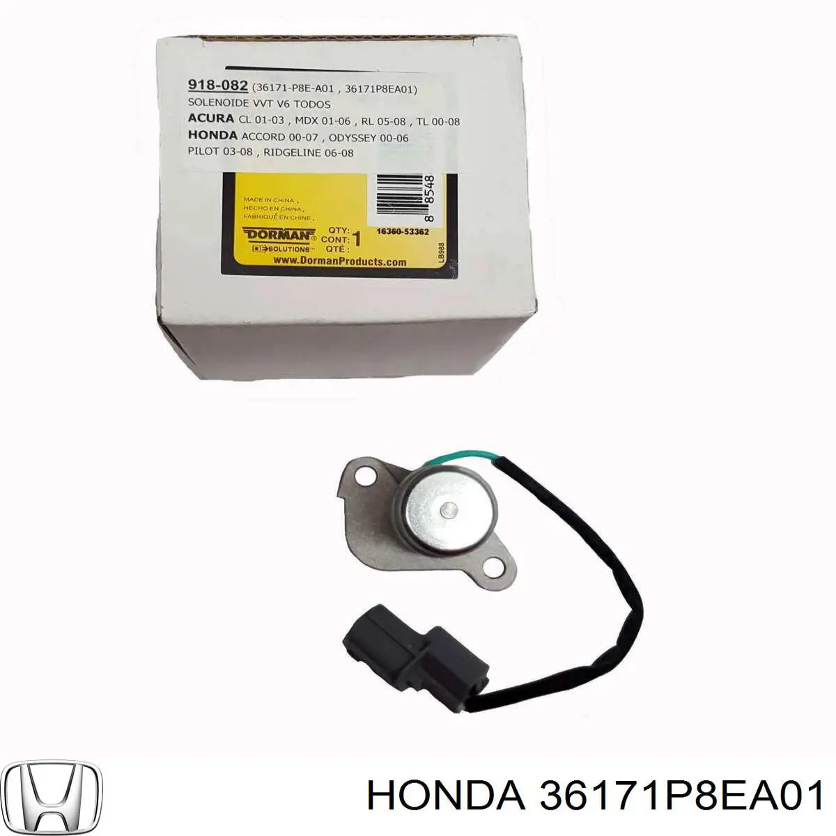 Клапан електромагнітний положення (фаз) розподільного валу Honda 36171P8EA01 ціна, від 38.01 USD