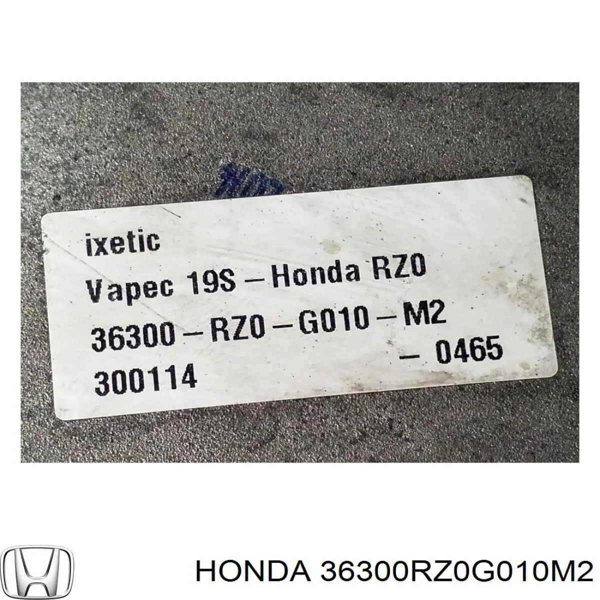 36300RZ0G010M2 Honda 