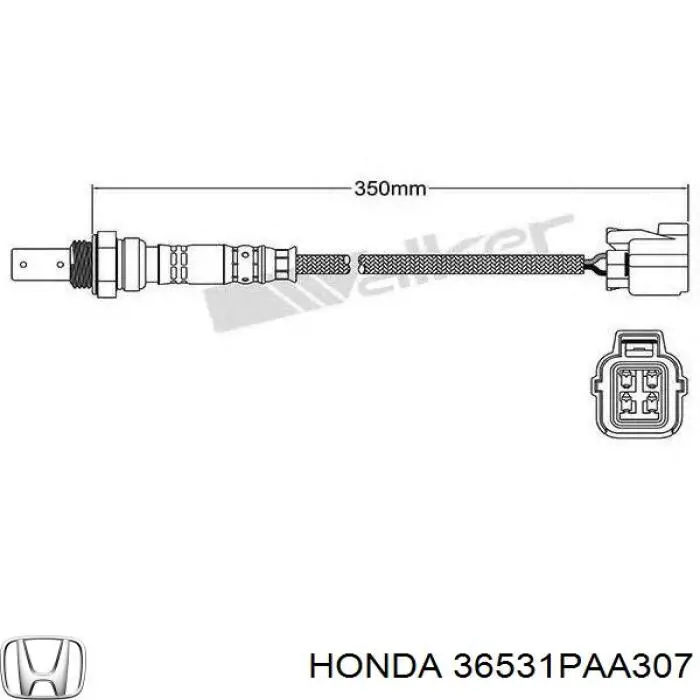 Купити 36531PAA307 Honda Лямбда зонд, датчик кисню