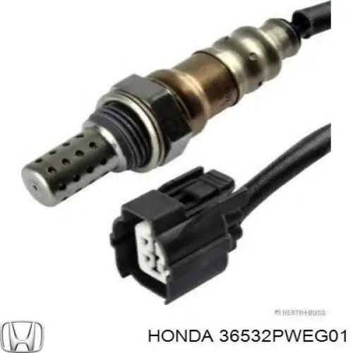 Купити 36532PWEG01 Honda Лямбда-зонд, датчик кисню після каталізатора