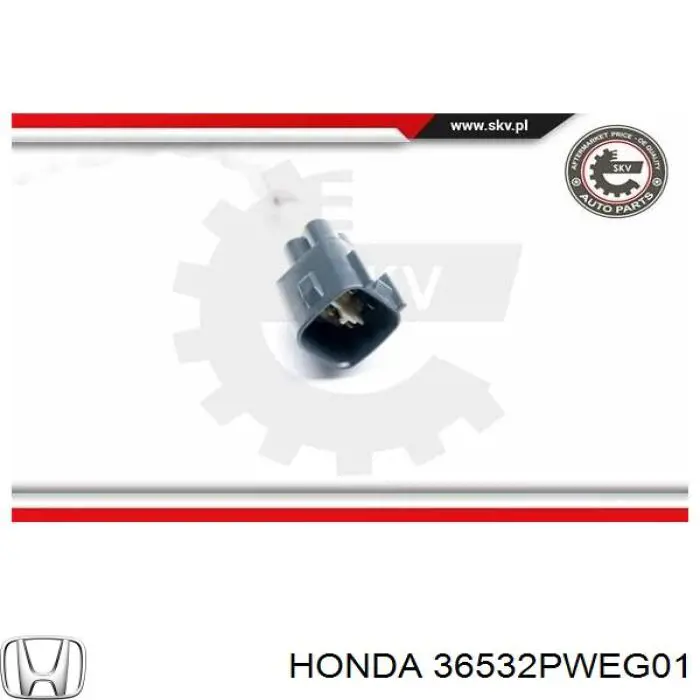 Лямбда-зонд, датчик кисню після каталізатора 36532PWEG01 Honda