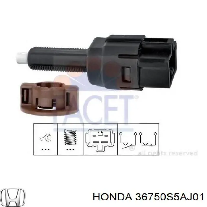 36750S5AJ01 Honda датчик включення стопсигналу