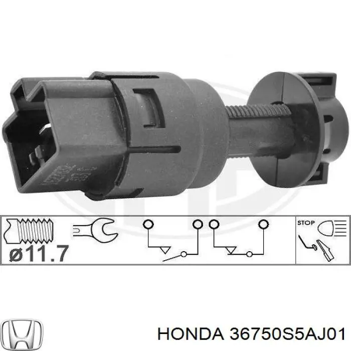 Купити 36750S5AJ01 Honda Датчик педалі гальма