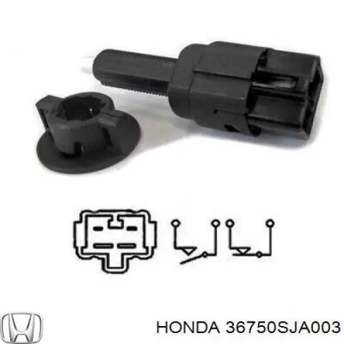Кнопка стоп-сигналу Honda 36750SJA003 ціна, від 6.33 USD