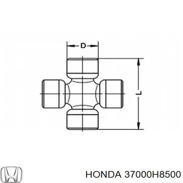 Хрестовина карданного валу Honda 37000H8500 ціна, від 9.41 USD