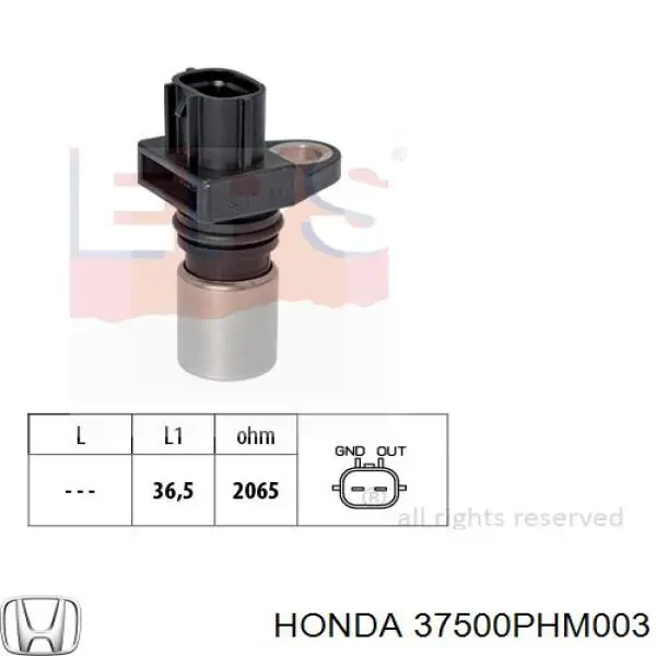  37500PHM003 Honda