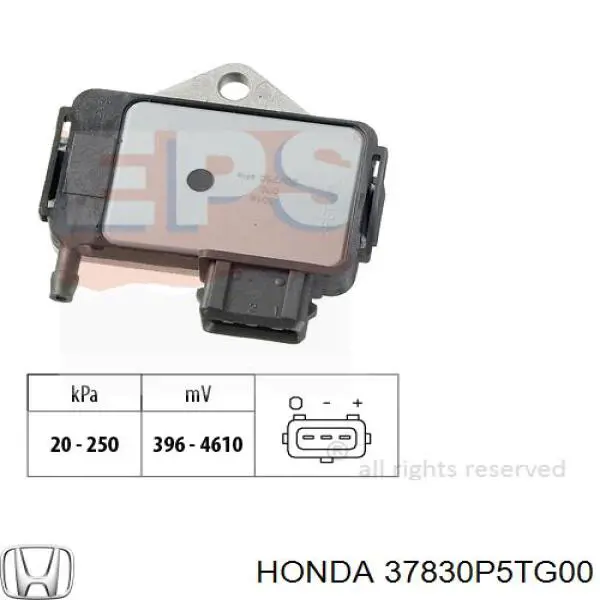 MAP сенсор Honda 37830P5TG00 ціна, від 54.95 USD