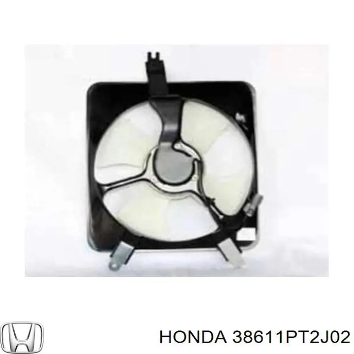 38611PT2J02 Honda електровентилятор кондиціонера в зборі (двигун + крильчатка)