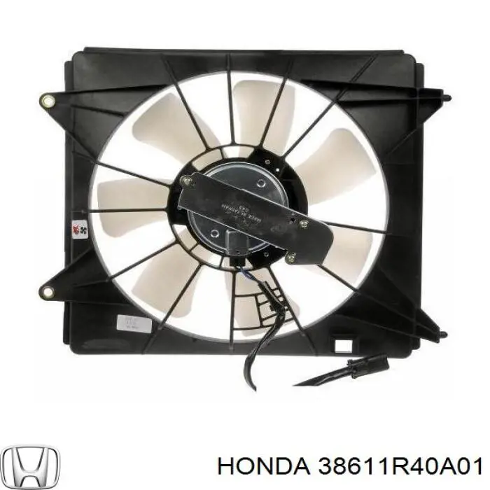 38611R40A01 Honda Вентилятор радіатора охолодження, лівий
