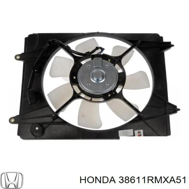 Купити 38611RMXA51 Honda Вентилятор/крильчатка радіатора охолодження