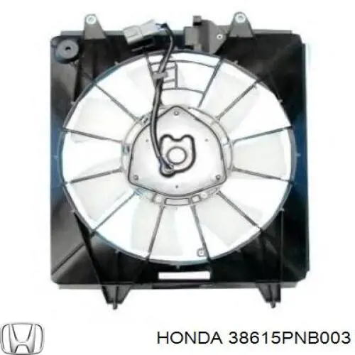 Дифузор (кожух) радіатора кондиціонера Honda CR-V (RE) (Хонда Црв)