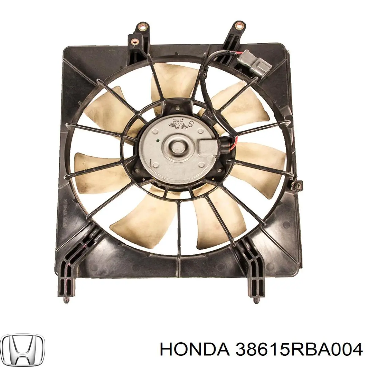 38615RBA004 Honda дифузор (кожух радіатора кондиціонера)