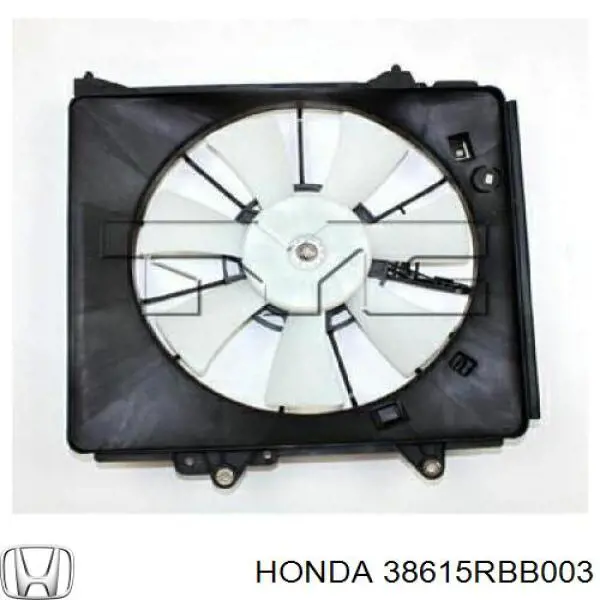 Купити 38615RBB003 Honda Облицювання рамки радіатора