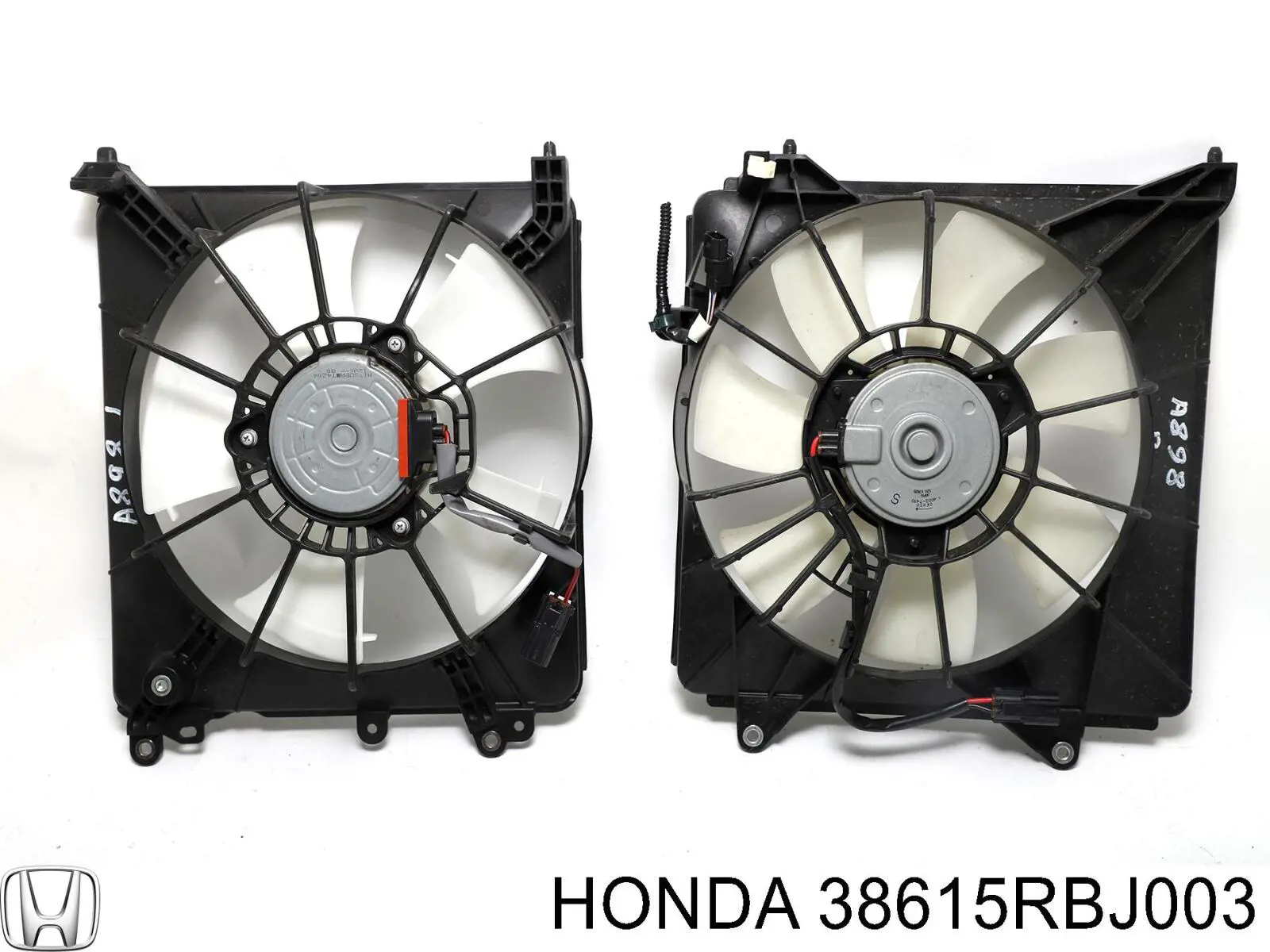 38615RBJ003 Honda Дифузор (кожух) радіатора кондиціонера