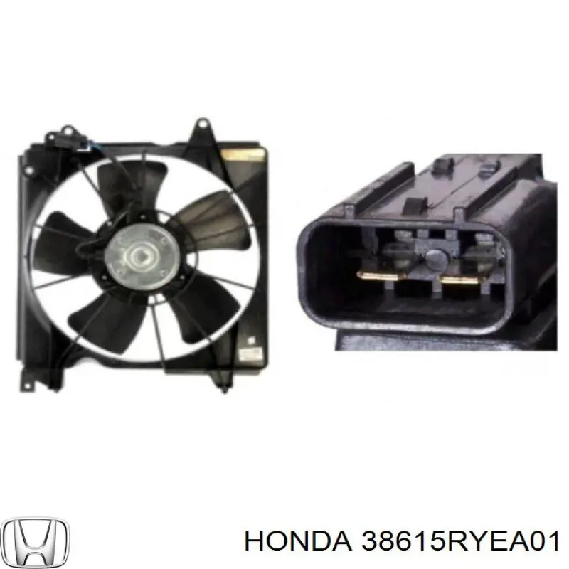 Дифузор (кожух) радіатора кондиціонера 38615RYEA01 Honda
