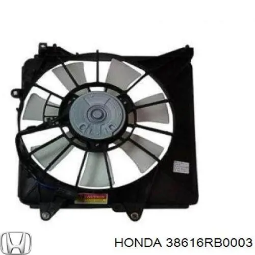 Купити 38616RB0003 Honda Двигун вентилятора системи охолодження