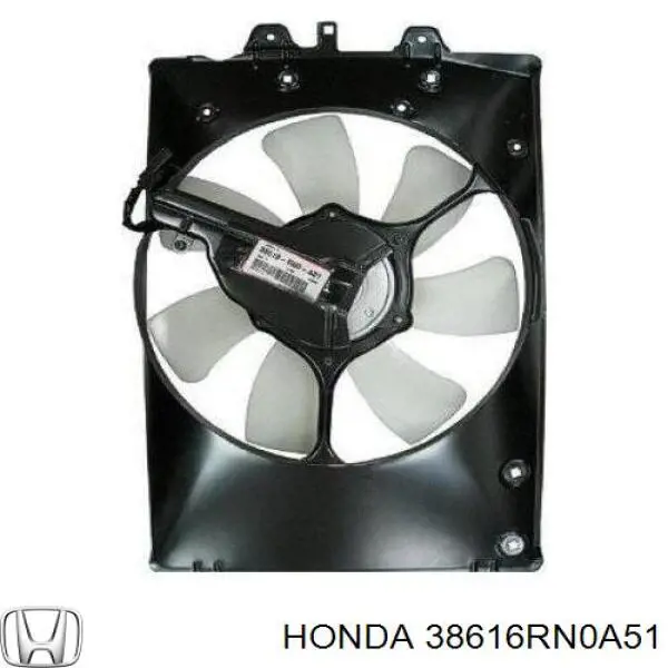 38616RN0A51 Honda двигун вентилятора кондиціонера