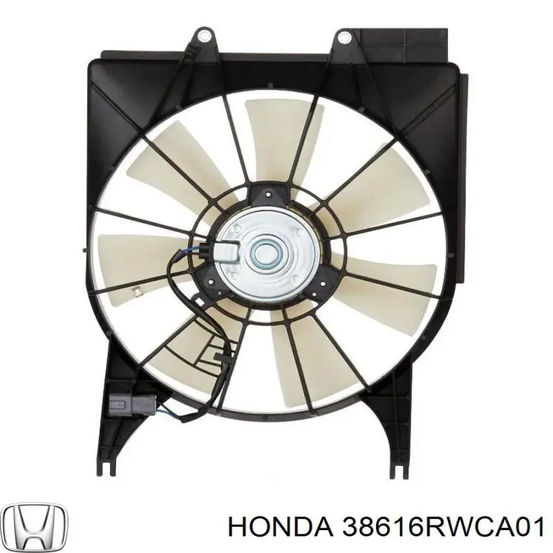 38616RWCA01 Honda вентилятор/крильчатка радіатора кондиціонера