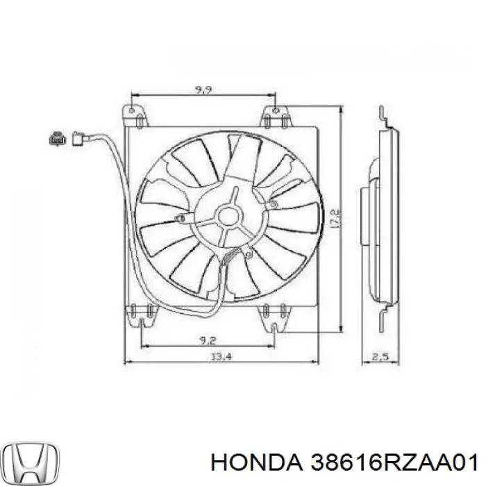 Купити RDHD670040 Signeda Двигун вентилятора кондиціонера