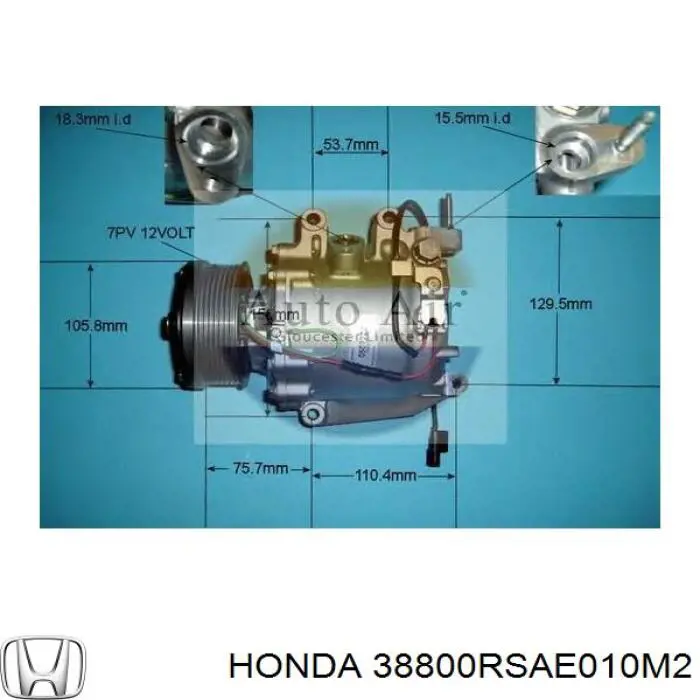 Купити 38800RSAE010M2 Honda Компресор кліматичної установки