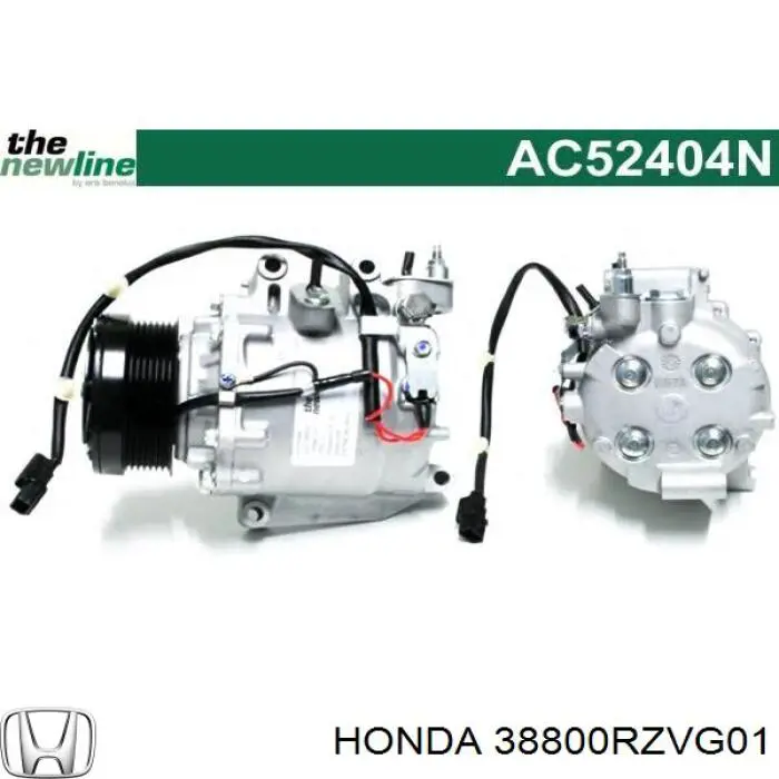 Купити 38800RZVG01 Honda Компресор кліматичної установки