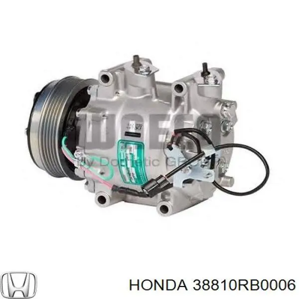 Компресор системи кондиціювання Honda 38810RB0006 ціна, від 322.35 USD