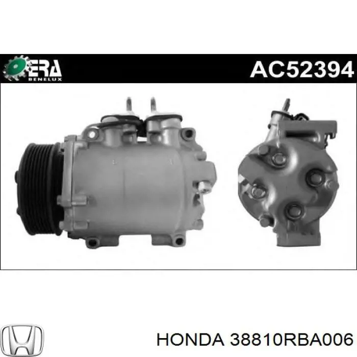 38810RBA006 Honda Компресор холодоагенту