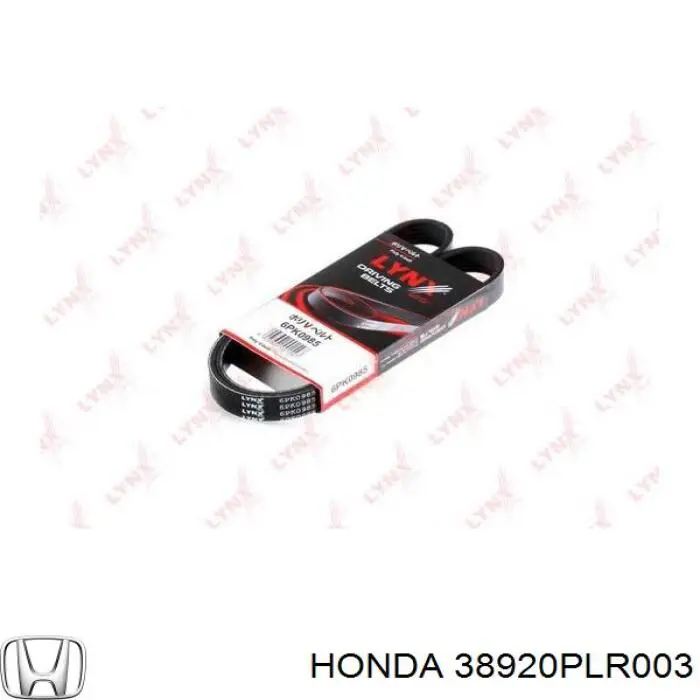 38920PLR003 Honda ремінь приводний, агрегатів