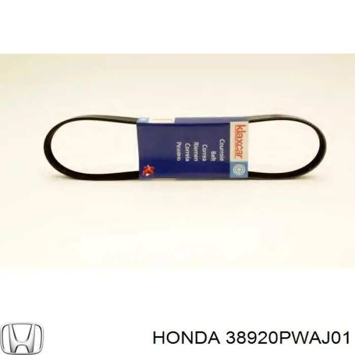 38920PWAJ01 Honda Поліклиновий ремінь