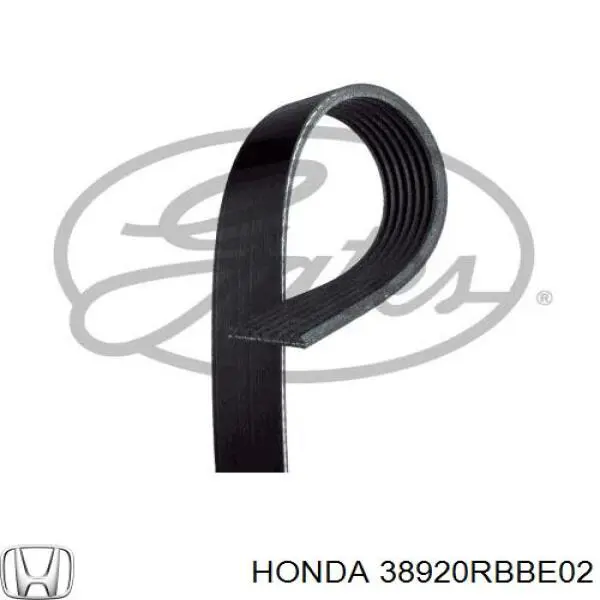 38920RBBE02 Honda Поліклиновий ремінь