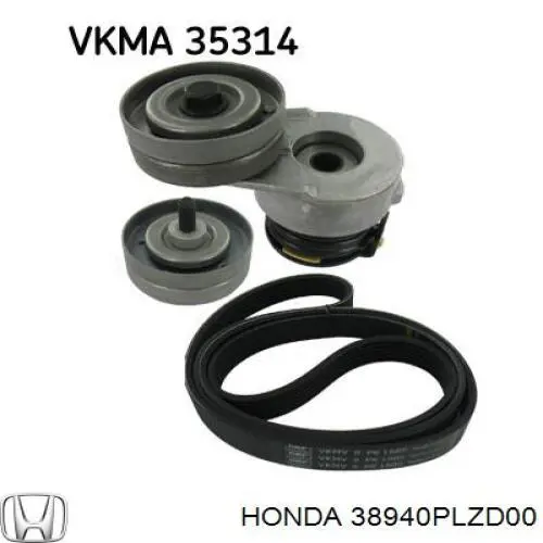 Купити 38940PLZD00 Honda Натяжний ролик