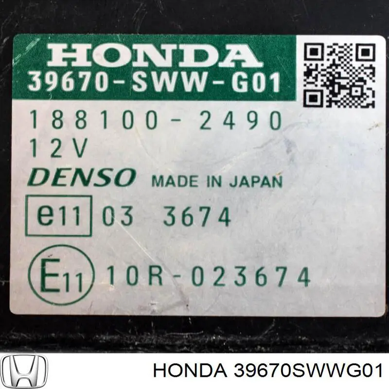 Купити 39670SWWG03 Honda Модуль керування (ЕБУ) парктроніком