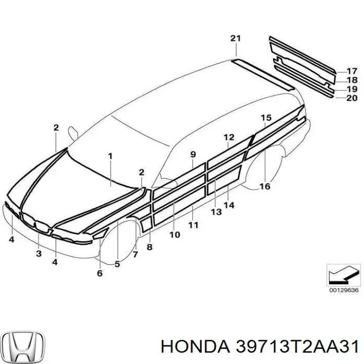  Honda 39713T2AA31 ціна, від 126.55 USD
