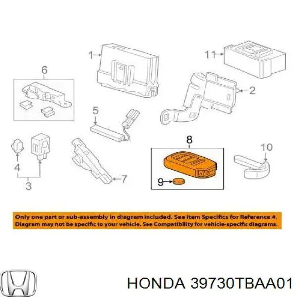  Honda 39730TBAA01 ціна, від 23.96 USD