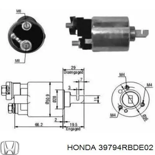  Honda 39794RBDE02 ціна, від 63.35 USD