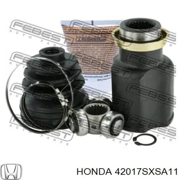 Пильник гранати внутрішній, передній півосі Honda 42017SXSA11 ціна, від 13.01 USD