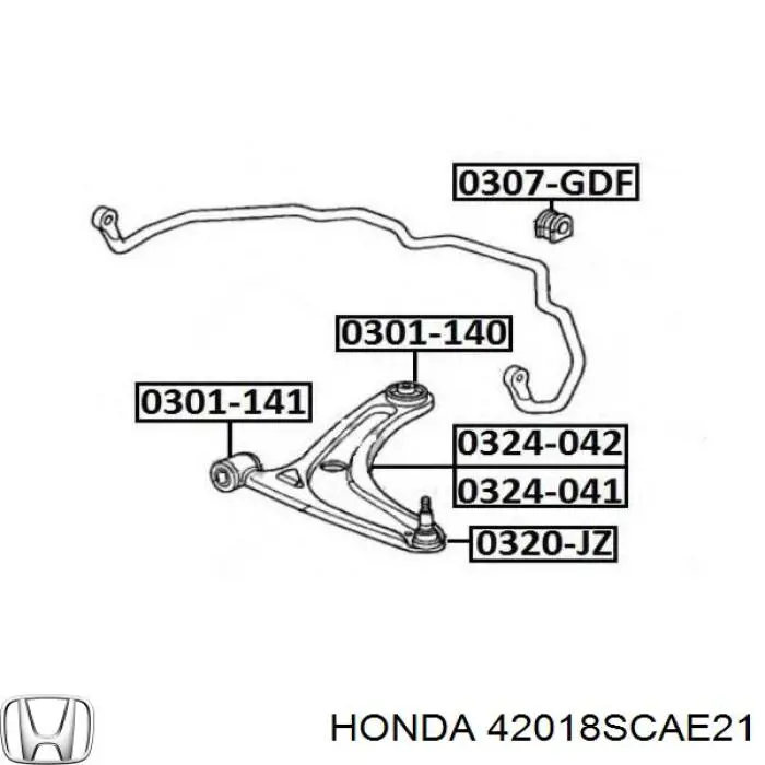 Пильник ШРКШ зовнішній Honda 42018SCAE21