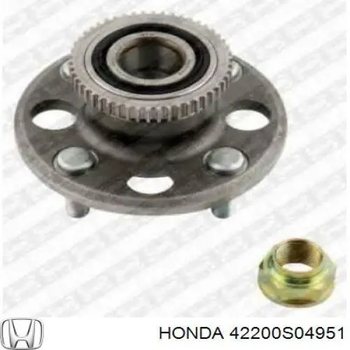 Маточини задніх коліс Honda 42200S04951 ціна, від 30.00 USD