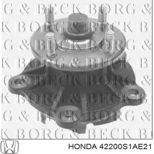 Купити 42200S1AE21 Honda Підшипник ступиці колеса