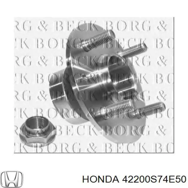 Маточини задніх коліс Honda 42200S74E50 ціна, від 31.57 USD