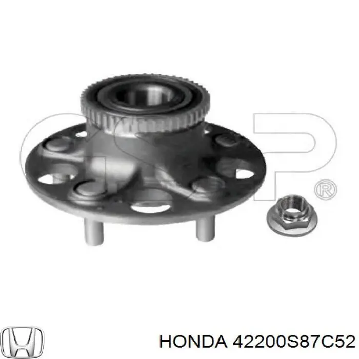 Маточина заднього колеса Honda 42200S87C52