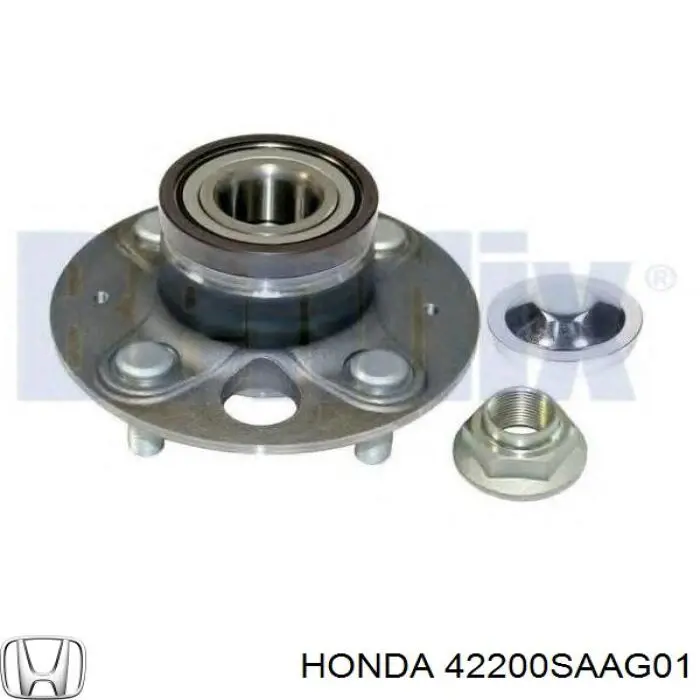 Купити 42200SAAG01 Honda Підшипник ступиці колеса
