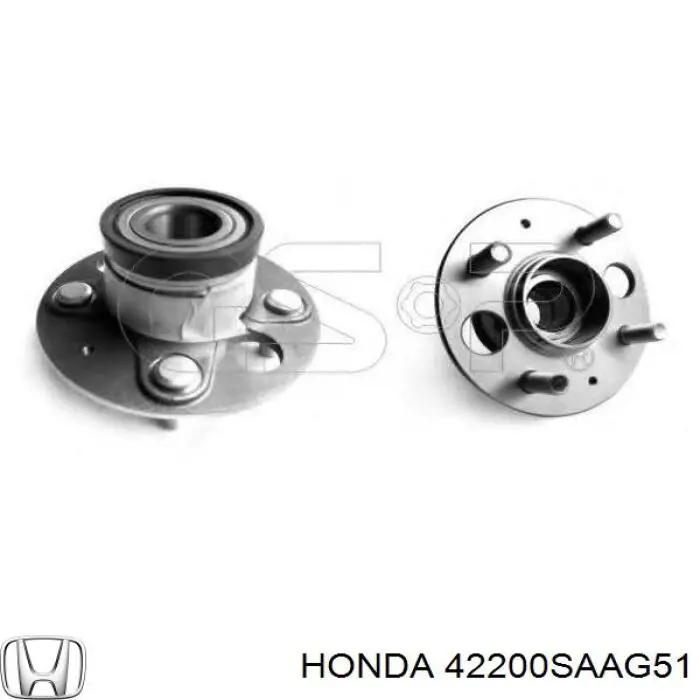 Маточина заднього колеса Honda 42200SAAG51