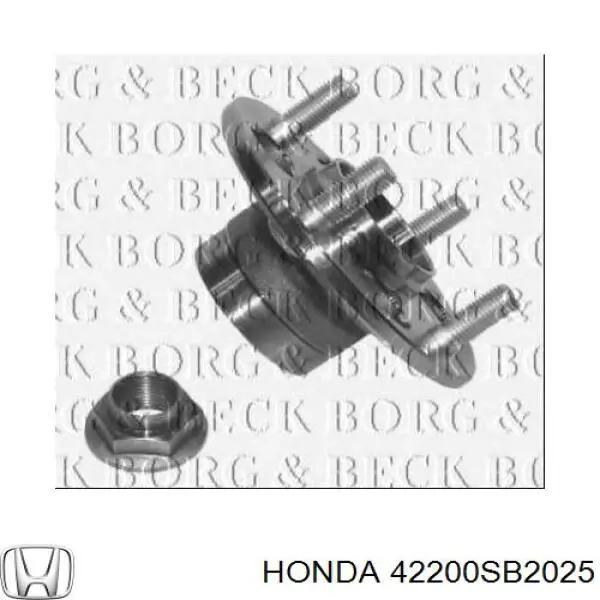 Маточини задніх коліс Honda 42200SB2025 ціна, від 31.06 USD