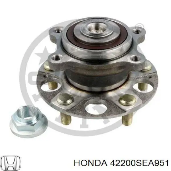 Маточини задніх коліс Honda 42200SEA951 ціна, від 54.65 USD