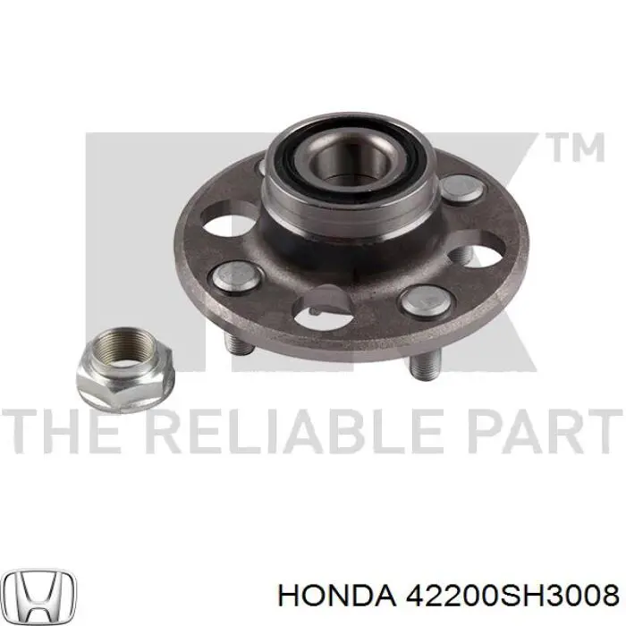 Маточини задніх коліс Honda 42200SH3008 ціна, від 31.04 USD