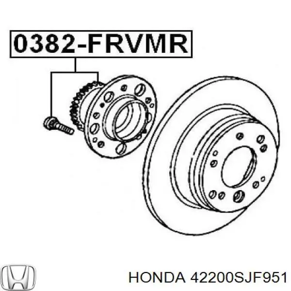 Купити 42200SJF951 Honda Підшипник ступиці колеса