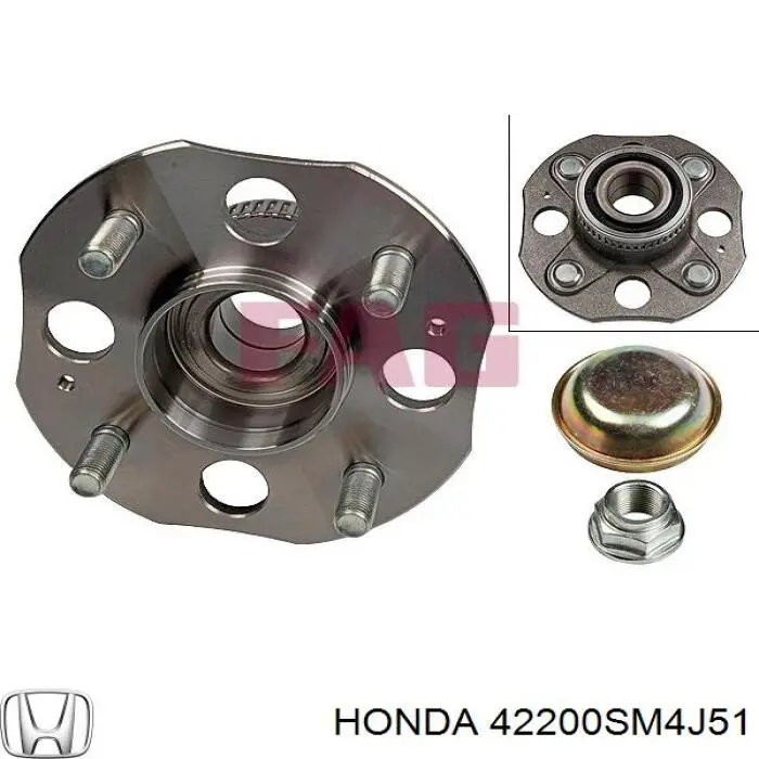Маточини задніх коліс Honda 42200SM4J51 ціна, від 42.85 USD
