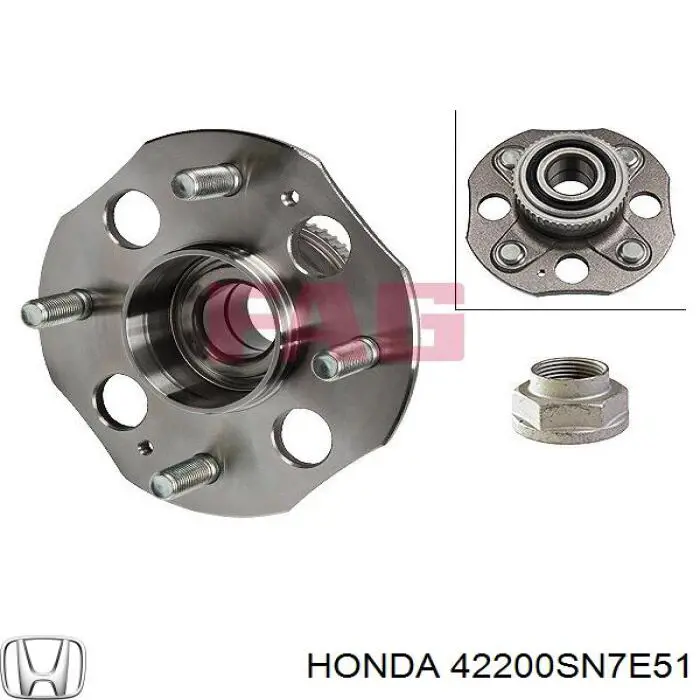 Маточини задніх коліс Honda 42200SN7E51 ціна, від 30.16 USD